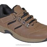 mx Orthofeet hombres shreveport sin corbata zapatillas marrón 8J26148