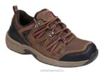 mx Orthofeet hombres Sorrento zapatillas marrón 8J26147