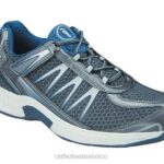 mx Orthofeet hombres sprint sin corbata zapatillas gris 8J26136