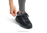 mx Orthofeet hombres sprint sin corbata zapatillas negro 8J26135 - Image 3