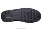 mx Orthofeet hombres tejido elástico hudson zapatillas negro 8J26177 - Image 5
