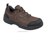 mx Orthofeet hombres zapatos de trabajo de dolomita zapatos de trabajo marrón 8J26161