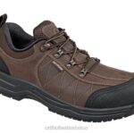 mx Orthofeet hombres zapatos de trabajo de dolomita zapatos de trabajo marrón 8J26161
