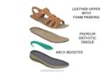 mx Orthofeet mujer amalfi sandalias camello 8J269 - Image 5