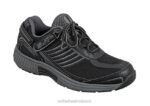 mx Orthofeet mujer brío sin corbata zapatillas negro 8J2662