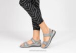 mx Orthofeet mujer calipso sandalias gris 8J2620 - Image 2