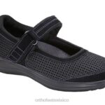 mx Orthofeet mujer chattanooga zapatos casuales negro 8J26110
