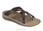 mx Orthofeet mujer clio sandalias marrón 8J2629