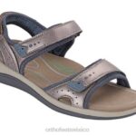 mx Orthofeet mujer correa bidireccional malibu sandalias estaño 8J2617