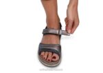 mx Orthofeet mujer correa bidireccional malibu sandalias marrón 8J2619 - Image 4