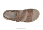 mx Orthofeet mujer correa bidireccional naxos sandalias marrón 8J2614 - Image 3