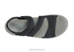 mx Orthofeet mujer correa bidireccional naxos sandalias negro 8J2615 - Image 3