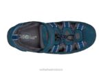 mx Orthofeet mujer correa de tacón de nápoles sandalias azul 8J2635 - Image 6