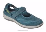 mx Orthofeet mujer correa de talón sanibel zapatos casuales azul 8J26109