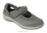 mx Orthofeet mujer correa de talón sanibel zapatos casuales gris oliva 8J26108