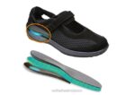 mx Orthofeet mujer correa de talón sanibel zapatos casuales negro 8J26107 - Image 6