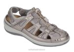 mx Orthofeet mujer correa de talón verona sandalias estaño 8J2636