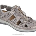 mx Orthofeet mujer correa de talón verona sandalias estaño 8J2636