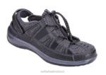 mx Orthofeet mujer correa de talón verona sandalias negro 8J2637
