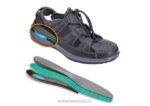 mx Orthofeet mujer correa de talón verona sandalias negro 8J2637 - Image 6