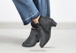 mx Orthofeet mujer emma botas negro 8J2689 - Image 2