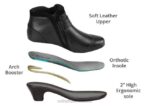 mx Orthofeet mujer emma botas negro 8J2689 - Image 4