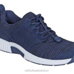 mx Orthofeet mujer francis sin corbata zapatillas azul 8J2657