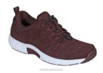mx Orthofeet mujer francis sin corbata zapatillas granate 8J2658