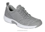 mx Orthofeet mujer francis sin corbata zapatillas gris 8J2656
