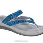 mx Orthofeet mujer gayá sandalias azul 8J2626