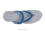 mx Orthofeet mujer gayá sandalias azul 8J2626 - Image 3