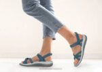 mx Orthofeet mujer hidra sandalias azul 8J265 - Image 2