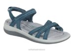 mx Orthofeet mujer hidra sandalias azul 8J265
