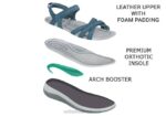 mx Orthofeet mujer hidra sandalias azul 8J265 - Image 5