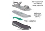 mx Orthofeet mujer hidra sandalias gris 8J267 - Image 5