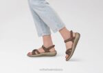 mx Orthofeet mujer hidra sandalias marrón 8J266 - Image 2