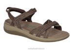mx Orthofeet mujer hidra sandalias marrón 8J266