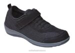 mx Orthofeet mujer lana de volcán zapatos casuales negro 8J2694
