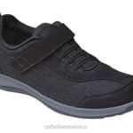 mx Orthofeet mujer lana de volcán zapatos casuales negro 8J2694