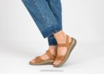 mx Orthofeet mujer Paloma sandalias camello 8J2611 - Image 2