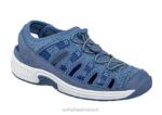 mx Orthofeet mujer punto elástico laguna sandalias azul 8J2638