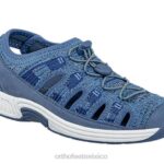 mx Orthofeet mujer punto elástico laguna sandalias azul 8J2638