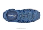 mx Orthofeet mujer punto elástico laguna sandalias azul 8J2638 - Image 5
