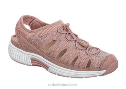 mx Orthofeet mujer punto elástico laguna sandalias durazno 8J2640