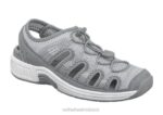 mx Orthofeet mujer punto elástico laguna sandalias gris 8J2639