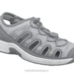 mx Orthofeet mujer punto elástico laguna sandalias gris 8J2639