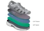mx Orthofeet mujer punto elástico laguna sandalias gris 8J2639 - Image 6