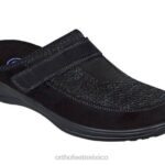 mx Orthofeet mujer punto elástico louise zapatillas negro 8J26117