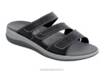 mx Orthofeet mujer Sáhara sandalias negro 8J2624