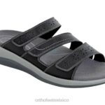 mx Orthofeet mujer Sáhara sandalias negro 8J2624